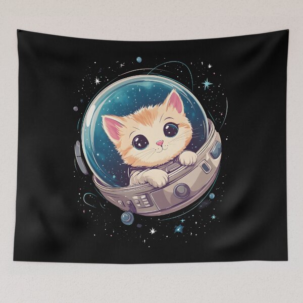 Item preview, astronaut cat | cat in space designed and sold by DerSenat.