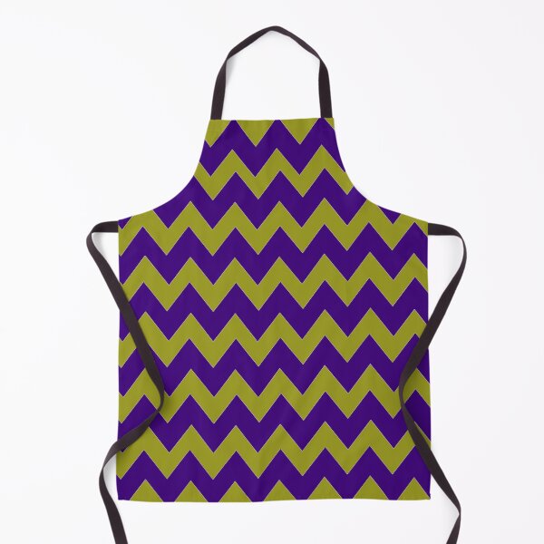 Item preview, Warm Hugs, Cool Zigs! Olive Green and Violet Cozy Winter Zigzag Pattern designed and sold by IraNiva.