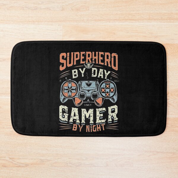 Item preview, Superhero by Day, Gamer by Night - For Superhero Lovers, Gamers, and Comic Fans Living the Day and Night Geek Culture, Gaming Life, and Superhero Vibes designed and sold by love3617.
