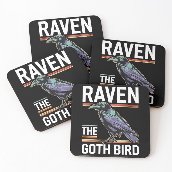 Artikelvorschau, Raven, der Gothic-Vogel – Eine mysteriöse Krähe für Rabenliebhaber, Gothic-Mädchen und Vogelbeobachter auf der Suche nach dunkler Stimmung, Gothic-Ästhetik und gruseliger Vogelkunst entworfen und verkauft von love3617.