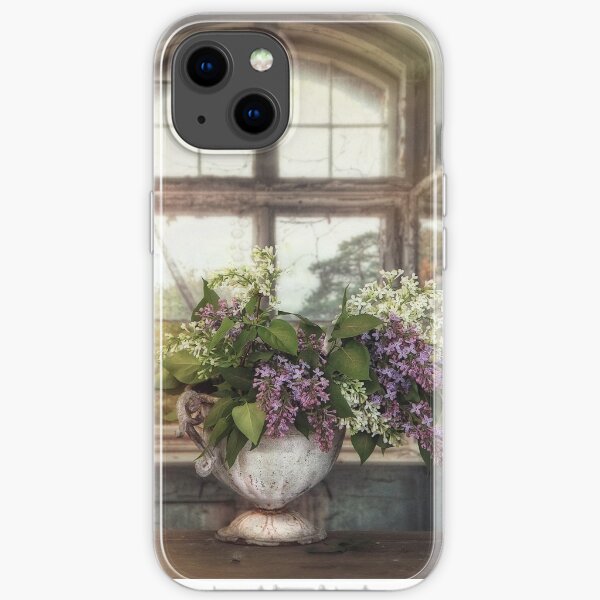 Lilacs in the window iPhone Soft Case