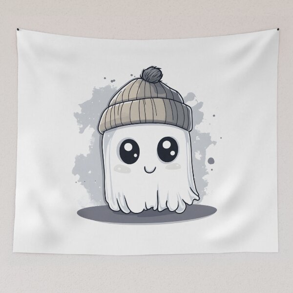 Item preview, Halloween ghost with hat designed and sold by DerSenat.