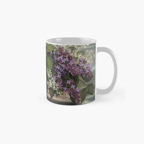 Lilacs in the window Classic Mug