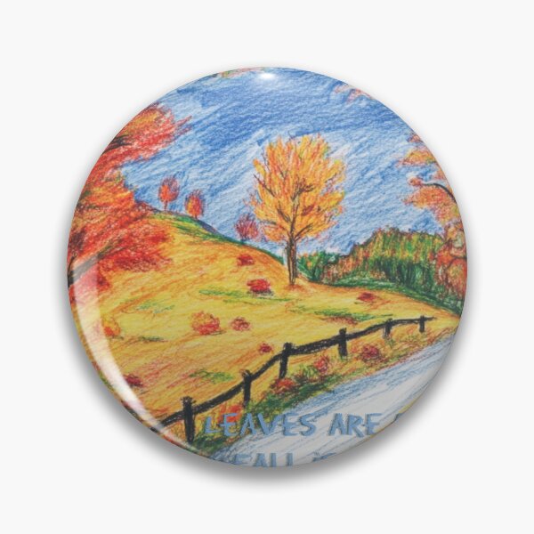Item preview, Whimsical Fall Crayon Art | Cozy Autumn Leaves | Hand-Drawn Seasonal Decor | Vibrant Fall Colors | Kids Art Style designed and sold by myfavoritesm4.