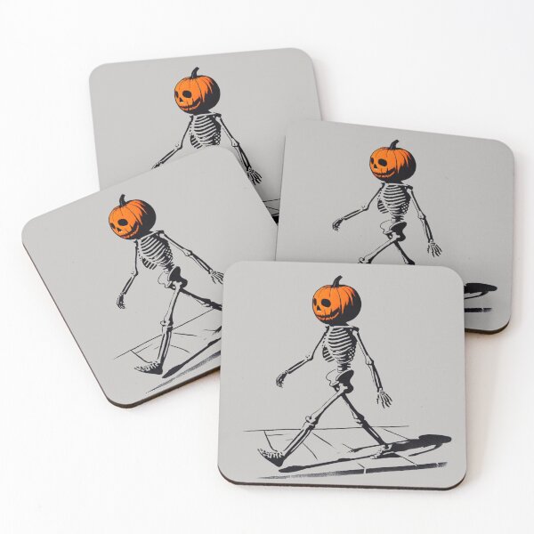 Item preview, Pumpkin Head Skeleton designed and sold by Blink Art Studio.