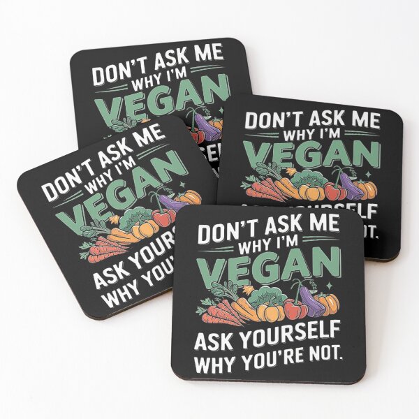 Item preview, No me preguntes por qué soy vegano, pregúntate por qué tú no lo eres: perfecto para chicas veganas, amantes de la alimentación saludable, de la vida ecológica y de la vida ecológica designed and sold by love3617.