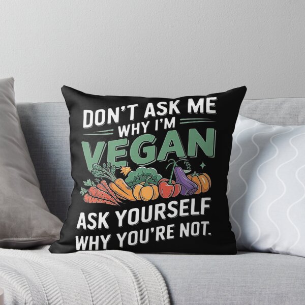 Item preview, No me preguntes por qué soy vegano, pregúntate por qué tú no lo eres: perfecto para chicas veganas, amantes de la alimentación saludable, de la vida ecológica y de la vida ecológica designed and sold by love3617.