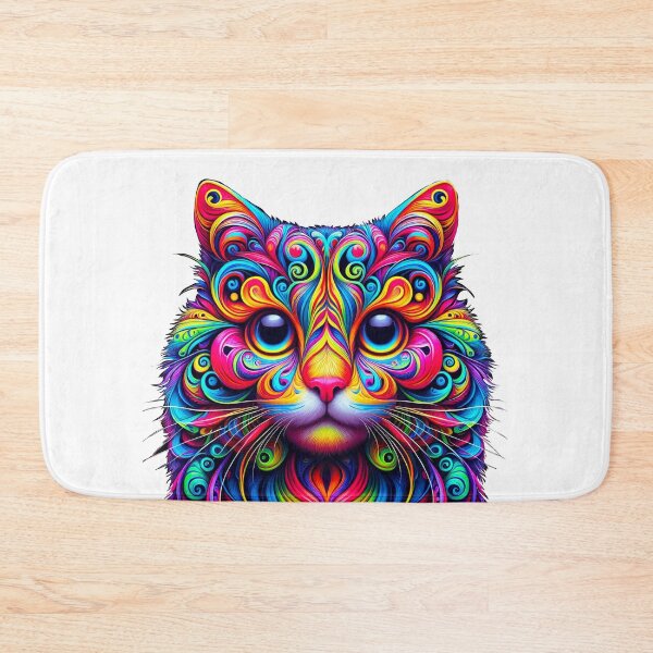 Item preview, Beautiful trippy cat designed and sold by Osher-BioArt.