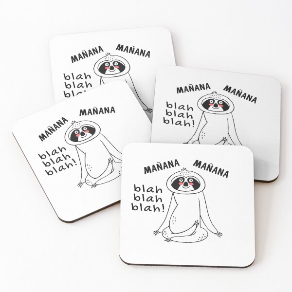 Item preview, LAZY SLOTH MAÑANA,MAÑANA designed and sold by ZMaria.