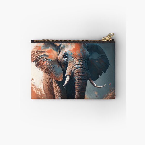 Item preview, Majestic Elephant in Bold Brushstrokes designed and sold by AdamesArtStudio.