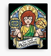 The Lady Of Sarcasm Canvas Print