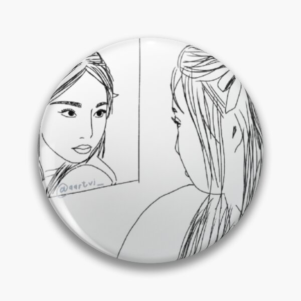 Item preview, Im Nayeon - Black Lineart designed and sold by itsaiaaa.