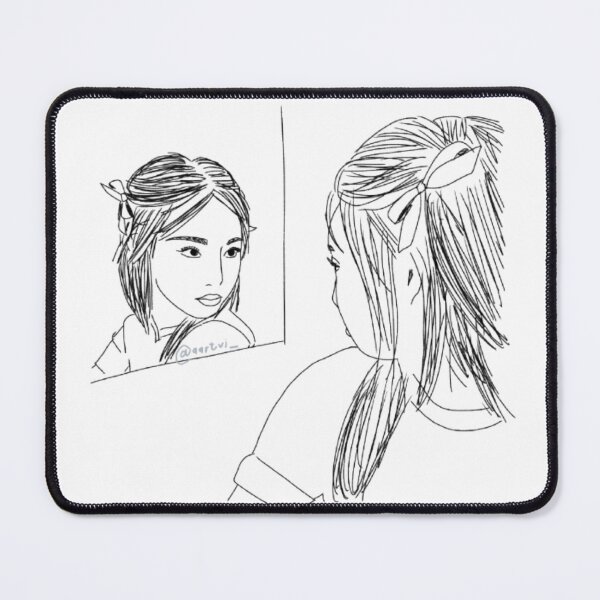 Item preview, Im Nayeon - Black Lineart designed and sold by itsaiaaa.