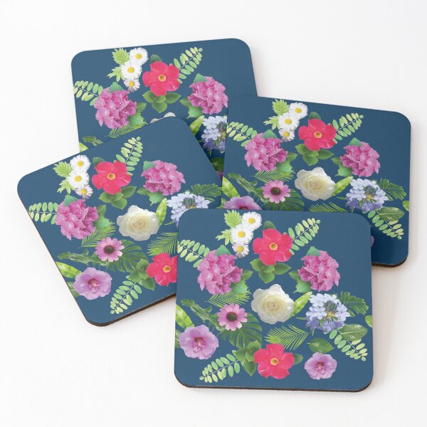 Item preview, A print with colorful flowers and plants. designed and sold by www.superclo3d.com   www.kuhldesign.eu.