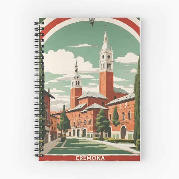 Item preview, Cremona Italy Vintage Poster Tourism  designed and sold by TravelersGems.