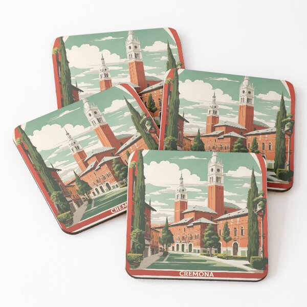 Item preview, Cremona Italy Vintage Poster Tourism  designed and sold by TravelersGems.