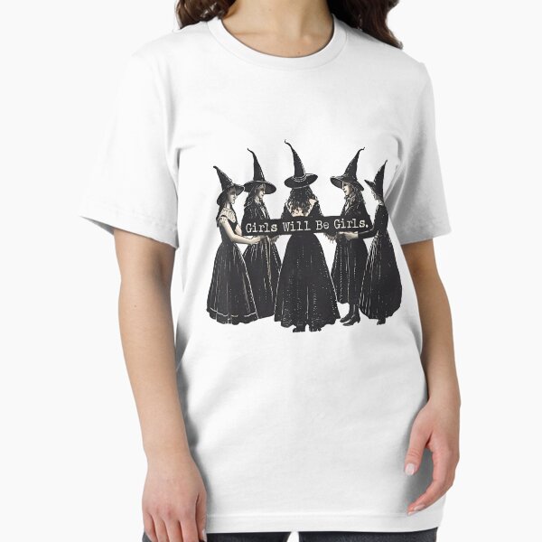 Item preview, Girl Will Be Girls Witch Halloween Funny designed and sold by LoveMingle.