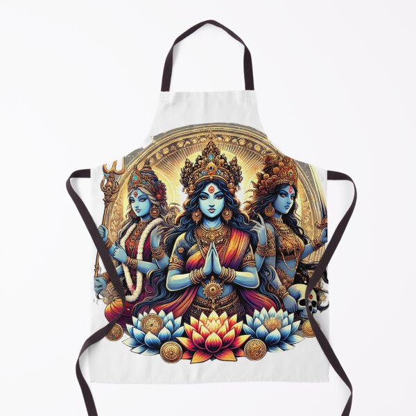 Item preview, Divine Mother Trinity: Durga Ma, Lakshmi Ma, Kali Ma - Spiritual Goddess Art designed and sold by raiseyourvibe1.