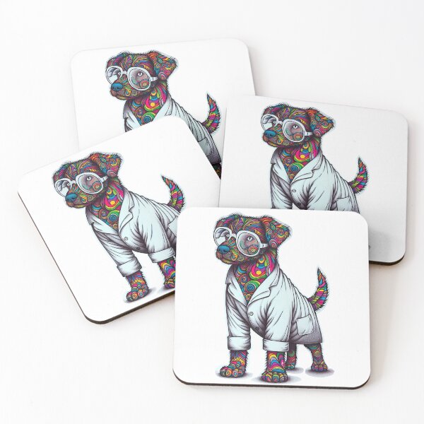 Item preview, Puppy in science designed and sold by Osher-BioArt.