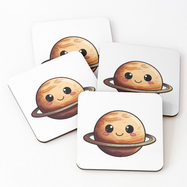 Item preview, Bunter Planet mit lächelndem Gesicht designed and sold by BysonDesigns.
