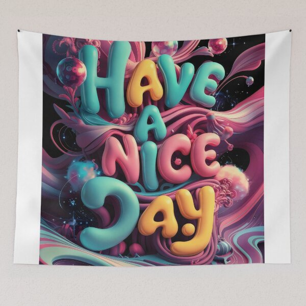 Item preview, Colorful world of wishes: Have a nice day. designed and sold by MyHappyArtShop.