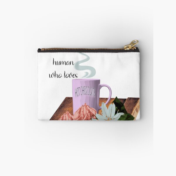Item preview, Just a Human Who Loves Hot Chocolate designed and sold by StormandStar.