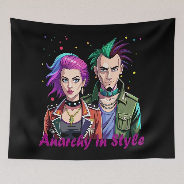 Artikelvorschau, Anarchie mit Stil - Punk Fashion Duo entworfen und verkauft von AgarutanPrint.