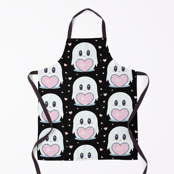 Item preview, Cute Kawaii Ghost with Heart and "Boo"  designed and sold by Cherry-Cat.