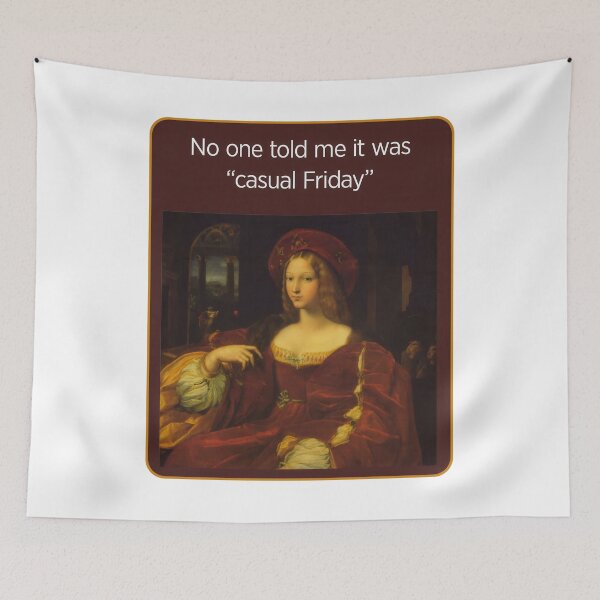 Item preview, No One Told Me It Was Casual Friday designed and sold by Angry Swan Designs.