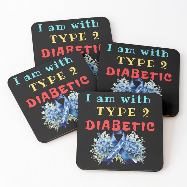 Item preview, I Am With Type 2 Diabetic designed and sold by Bawek85Designs.