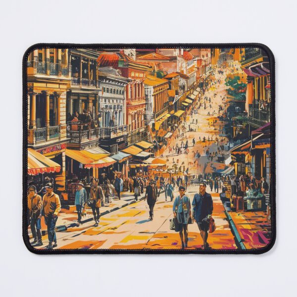 Item preview, Santiago Vintage Travel Poster designed and sold by TravelerRat.