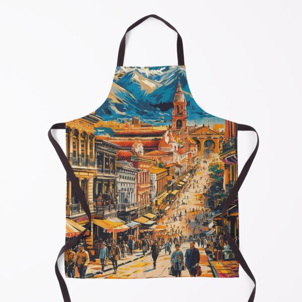 Item preview, Santiago Vintage Travel Poster designed and sold by TravelerRat.
