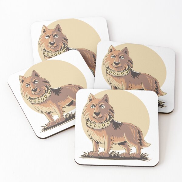 Item preview, Cute wolf vector vintage design designed and sold by Dospart.