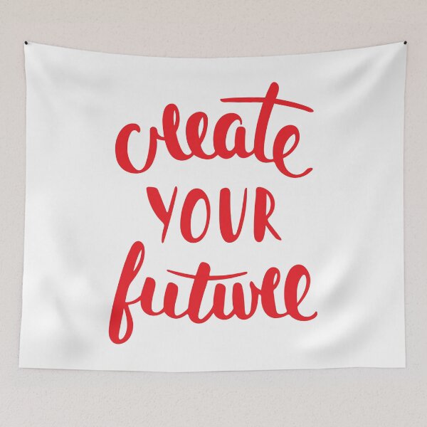 Item preview, Create Your Future Startup Inspirational Quote designed and sold by ProjectX23.