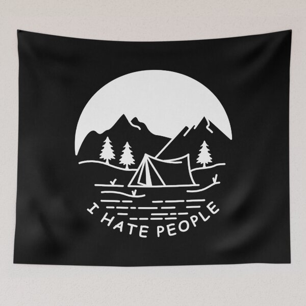 Item preview, I love Camping Hate People designed and sold by sellart.