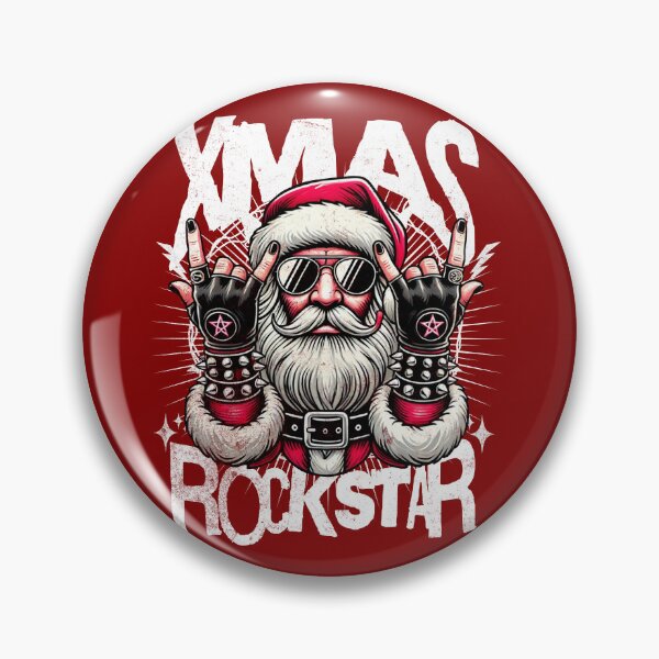 Item preview, XMas Rockstar Santa designed and sold by DetourShirts.