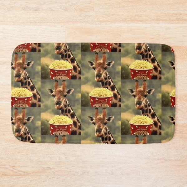 Item preview, Giraffe and Popcorn - Popcorn Meme - Perfect for Movie Lovers and Snack Enthusiasts designed and sold by Earth Nature Creations.
