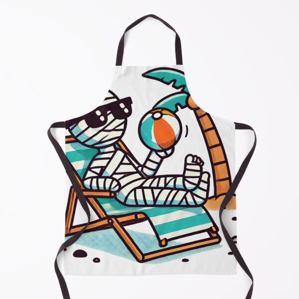 Item preview, halloween mummy on the beach designed and sold by itskrrish.