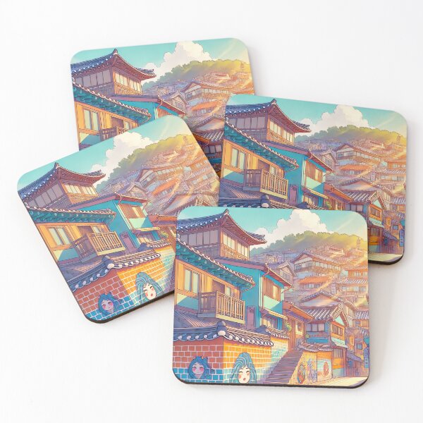 Item preview, Aldea cultural Gamcheon de Busan designed and sold by unrealartwork.