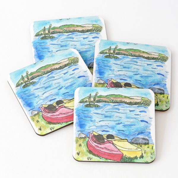 Item preview, Kayaks By The River  designed and sold by thetinytortoise.