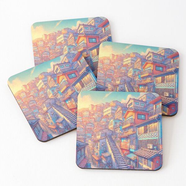 Item preview, Aldea cultural Gamcheon de Busan designed and sold by unrealartwork.