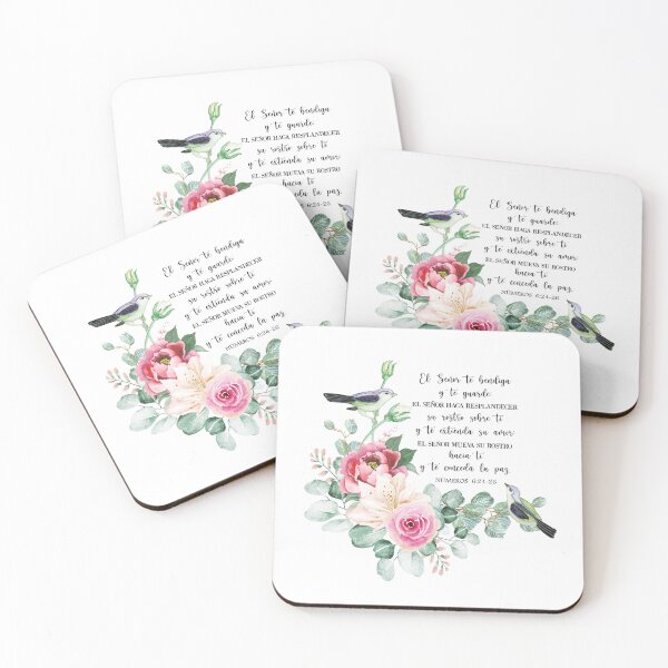 Item preview, Números 6 24 26, Spanish Bible Verse designed and sold by latiendadearyam.