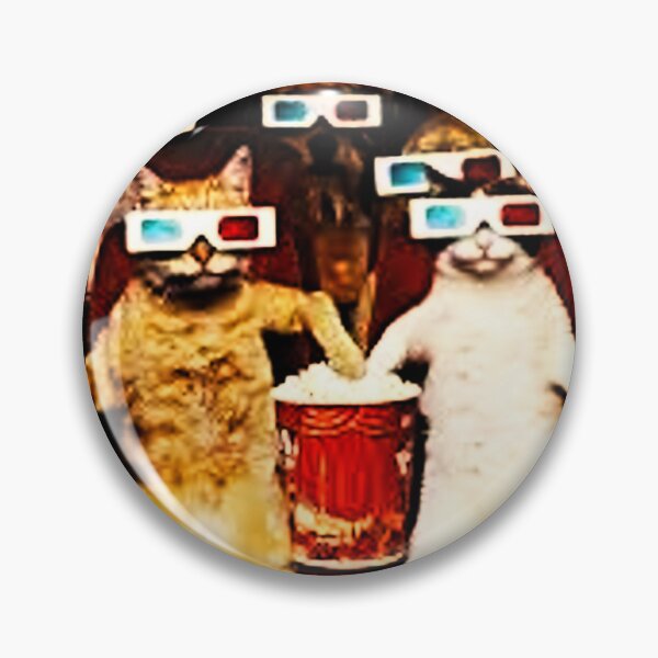 Item preview, Movie Cats and Popcorn - Popcorn Meme - Perfect for Movie Lovers and Snack Enthusiasts designed and sold by Earth Nature Creations.