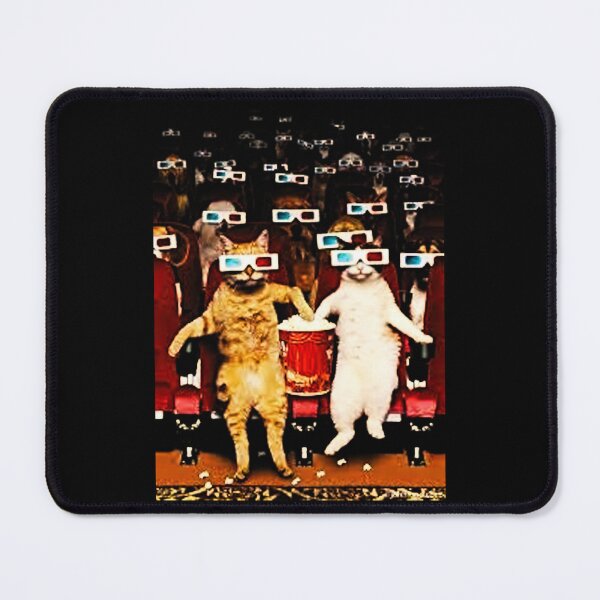 Item preview, Movie Cats and Popcorn - Popcorn Meme - Perfect for Movie Lovers and Snack Enthusiasts designed and sold by Earth Nature Creations.