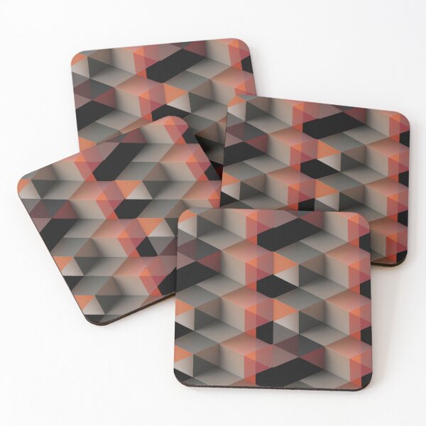 Item preview, Isometric cube pattern with a minimalist grunge touch. designed and sold by Blitzarbeiter.