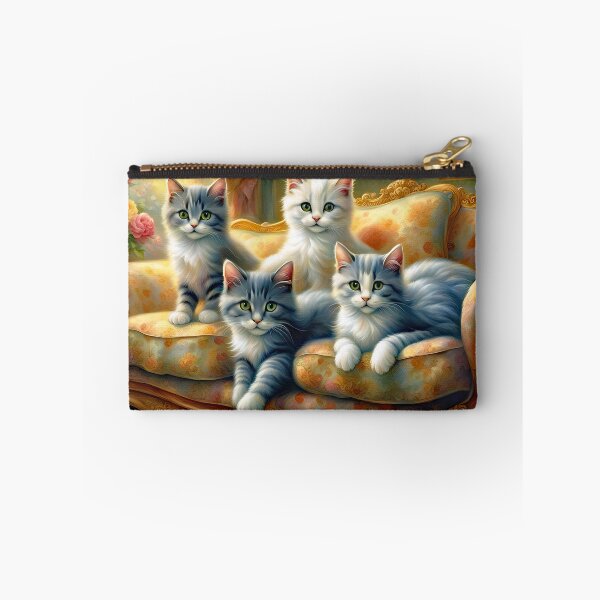 Item preview, Cats on the sofa - a cute scene in a vintage look  designed and sold by MarionsArt.