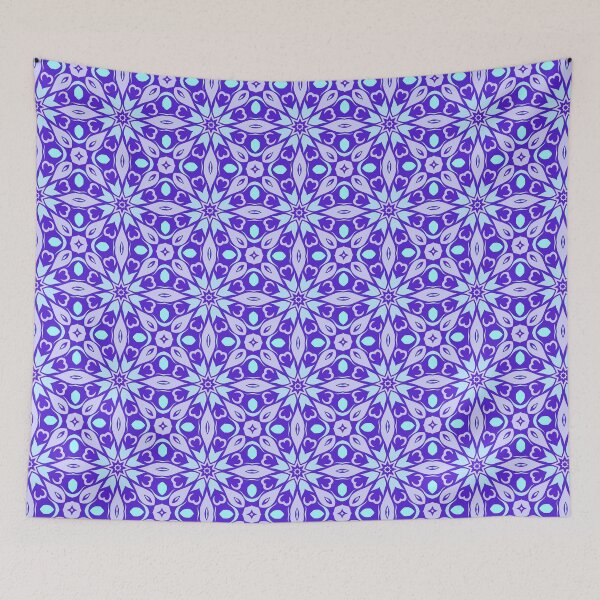 Item preview, Lavender Blue Star Geometry 8 designed and sold by AneissPiaf.