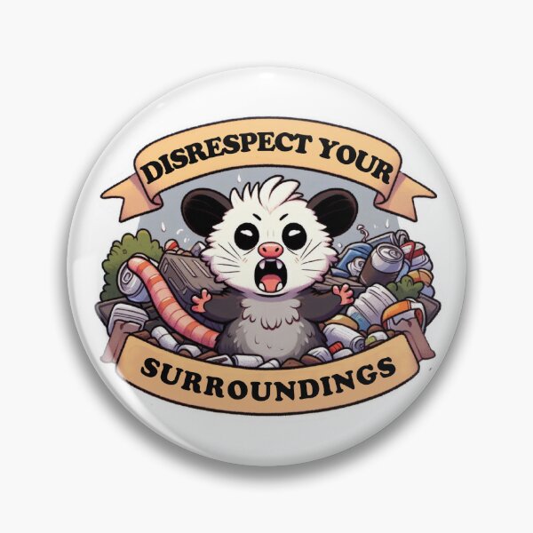 Item preview, Disrespect Your Surroundings designed and sold by Spike The Punch Design Co..