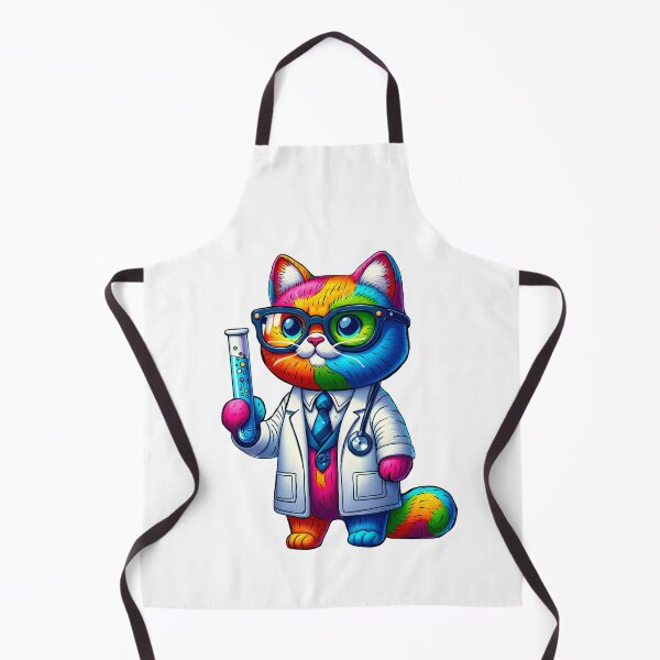 Item preview, Cat in science designed and sold by Osher-BioArt.