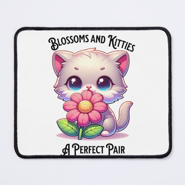 Item preview, Blossoms and Kitties A Perfect Pair  designed and sold by absurditeestore.